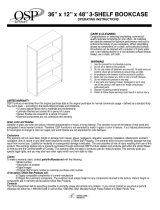 OSP Furniture LBC361248-URB Operating instructions