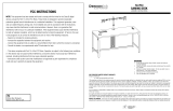 OSP Furniture RLDP60-RCF Operating instructions