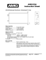 AMG AMG2154 Instruction Sheet