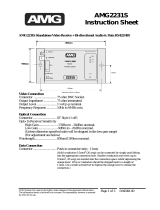 AMG AMG2231S Instruction Sheet