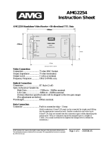 AMG AMG2254 Instruction Sheet