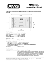 AMG AMG2231L Instruction Sheet