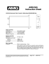 AMG AMG2161 Instruction Sheet