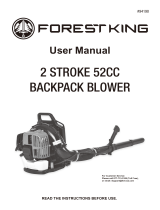 Forrest king 9011628 Owner's manual