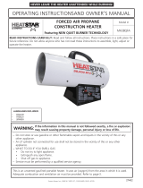 HeatStar 8944910 Owner's manual