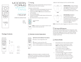 Modern Forms F-RCUV UV Bluetooth Remote Control Operating instructions