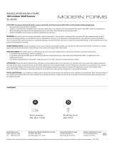 Modern Forms BL-46305 Aspire Operating instructions