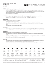 Modern Forms WS-3418 Cloud Operating instructions