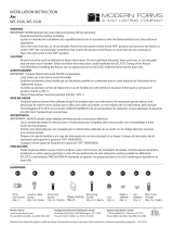 Modern Forms WS-3326 Arc Operating instructions