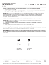 Modern Forms BL-54307 Nexus Operating instructions