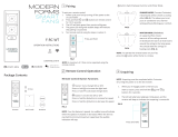 Modern Forms F-RC Radio Frequency Remote Control Operating instructions