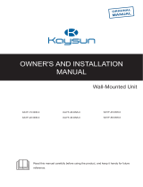 Kaysun Wall Mounted 2023 User manual