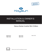 Kaysun Minichillers Full DC Inverter User manual