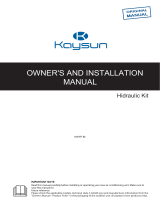 Kaysun Aquantia KHHP-BI User manual