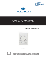 KaysunKC-FC-XT Fan Coil Thermostat