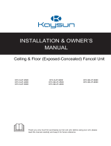 Kaysun Ceiling/Floor 1st Generation User manual