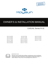 Kaysun Casual User manual