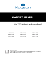 Kaysun Mini Amazon II User manual