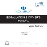 Kaysun Thermostat KC-FCD2 / KC-FCD2-M User manual