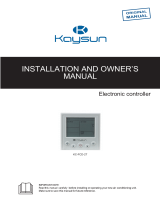 Kaysun Thermostat KC-FCD-2T User manual