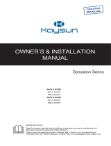 Kaysun Sensation User manual