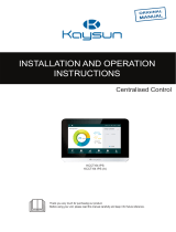 Kaysun Centralised Controller KCCT-64 IPS and KCCT-64 IPS User manual