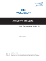 Kaysun High Temperature Hydraulic Module User manual