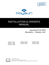 Kaysun Aquantia PRO Monobloc User manual