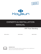 Kaysun Floor Standing User manual