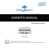 Kaysun Web Based Central Controller KCC-64 WEB User manual