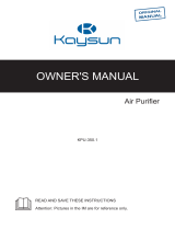 Kaysun Air Purifier KPU-350.1 User manual