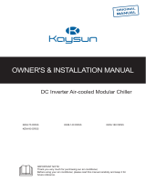 Kaysun Modular Full DC Inverter Chillers R-32 User manual