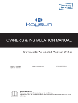 Kaysun Modular Full DC Inverter Chillers User manual