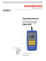 GHM GMH 3451 Owner's manual