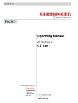 GREISINGER GE 100-BNC Owner's manual