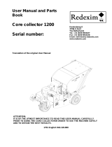 Redexim Core Collector 1200 SP Owner's manual