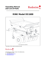 Redexim Rink DS1600 Owner's manual
