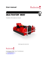 Redexim Multivator 1800 Owner's manual