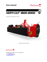 Redexim Verti-Cut® 1600 Owner's manual