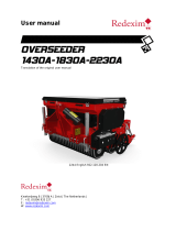 Redexim Double Disc Overseeder 2230A Owner's manual