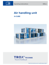 Trox X-CUBE Operating instructions