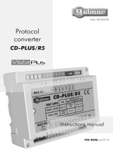 Golmar VISTA PLUS CD-PLUS/R5 User manual