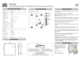 EDS ACA20 User And Installer Manual