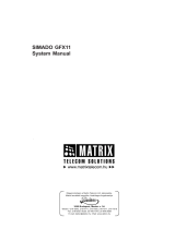 Matrix simado gfx11 System Manual
