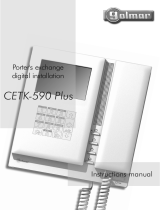 Golmar CETK-590 Plus User manual