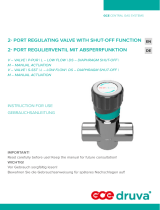 GCE 2- PORT REGULATING VALVE Operating instructions