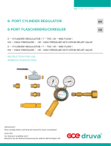 GCE 6-PORT CYLINDER REGULATOR Operating instructions