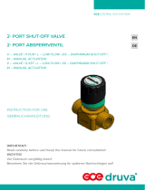 GCE 2-PORT SHUT-OFF VALVE Operating instructions