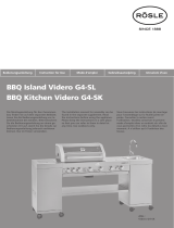 RÖSLE Gas grill BBQ-Kitchen VIDERO G4-SK Vario+ User manual