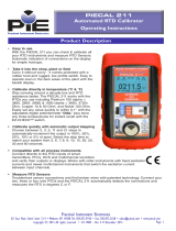 PIE 211 Operating instructions